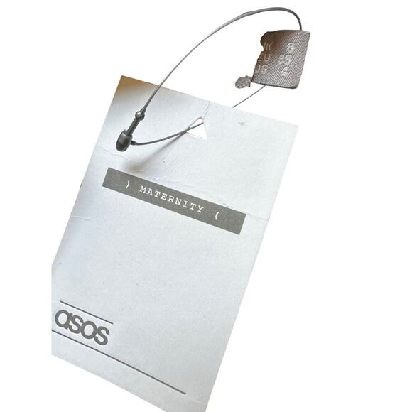 ASOS Asymmetrical Maternity Cocktail Dress 
Size 4 Black - Picture 8 of 9